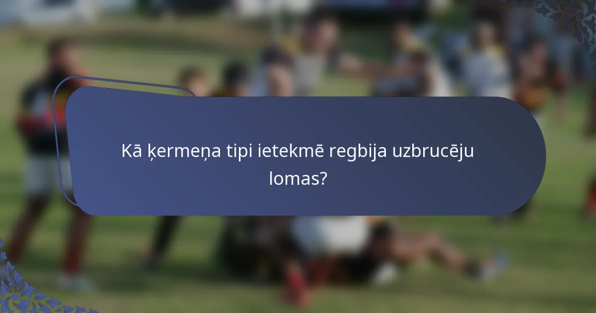 Kā ķermeņa tipi ietekmē regbija uzbrucēju lomas?